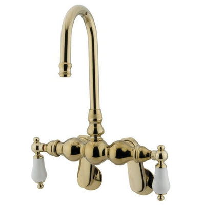 Kingston Brass CC83T Vintage Wall Mount Tub Filler with Adjustable Centers - Affordable Cheap Freestanding Clawfoot Bathtubs Tub
