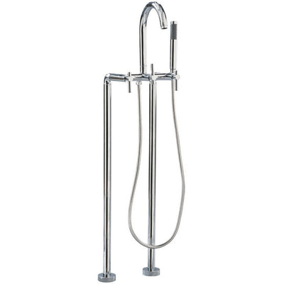 Giagni Contemporary Floor Mount Tub Faucet - Affordable Cheap Freestanding Clawfoot Bathtubs Tub