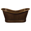 Barclay Products Amara Copper Dbl Sliper, 72" - Affordable Cheap Freestanding Clawfoot Bathtubs Tub