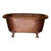 Barclay Products Picasso Dbl Roll Copper, Claw - Affordable Cheap Freestanding Clawfoot Bathtubs Tub