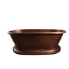 Barclay Products Somerset Dbl Roll Top, w/ Base - Affordable Cheap Freestanding Clawfoot Bathtubs Tub