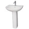Barclay Cynthia 520 Pedestal Lavatory Bathroom Sink Single hole faucet