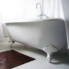 Cambridge Plumbing Cast Iron Double Ended Clawfoot Tub 60" X 30" - Affordable Cheap Freestanding Clawfoot Bathtubs Tub