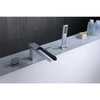 ANZZI Glymur Series FR-AZ039CH 2-Handle Deck-Mount Roman Tub Faucet