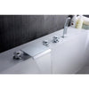 ANZZI Guaira Series FR-AZ044CH 3-Handle Deck-Mount Roman Tub Faucet