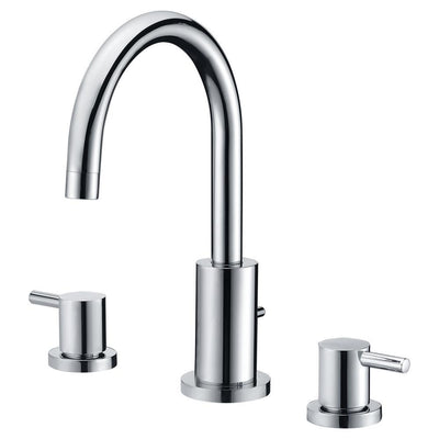 ANZZI Lien Series FR-AZ275 2-Handle Lever Deck-Mount Roman Tub Faucet with Handheld Sprayer in Polished Chrome
