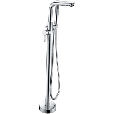 ANZZI Sens Series FS-AZ0026 2-Handle Freestanding Claw Foot Tub Faucet with Hand Shower