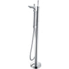 ANZZI Kase Series FS-AZ0029 1-Handle Freestanding Claw Foot Tub Faucet with Hand Shower