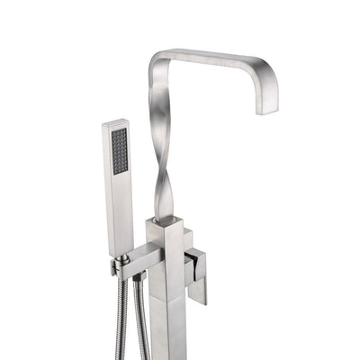 ANZZI Yosemite Series FS-AZ0050 2-Handle Claw Foot Tub Faucet with Hand Shower