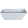 ANZZI Salva Series FT-AZ004 5.7 ft. Acrylic Reversible Drain Freestanding Bathtub in Glossy White