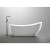 ANZZI Talyah Series FT-AZ090 5.92 ft. Freestanding Bathtub in White