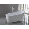 ANZZI Trend Series FT-AZ093 5.58 ft. Freestanding Bathtub in White