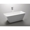 ANZZI Zenith Series FT-AZ099 5.58 ft. Freestanding Bathtub in White