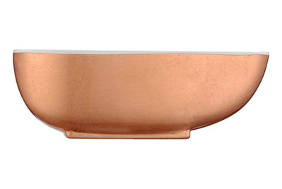 ANZZI Bishop Series FT-AZ435 5.53 ft. Freestanding Bathtub in Rose Gold