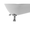 ANZZI Pegasus Series FT-AZ902b 5.5 ft. Acrylic Freestanding Clawfoot Non-Whirlpool Bathtub in White