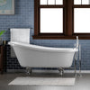 Barclay Imogene Premium Acrylic Slipper Clawfoot Freestanding Tub