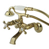 Kingston Brass KS265 Vintage Wall Mount Tub Filler with Adjustable Centers - Affordable Cheap Freestanding Clawfoot Bathtubs Tub