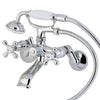 Kingston Brass KS266 Vintage Wall Mount Tub Filler with Adjustable Centers - Affordable Cheap Freestanding Clawfoot Bathtubs Tub