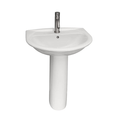 Barclay Karla 505 Pedestal Lavatory Bathroom Sink single hole faucet