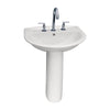 Barclay Karla 505 Pedestal Lavatory Bathroom Sink 8 inch faucet