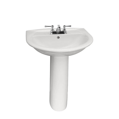 Barclay Karla 605 Pedestal Lavatory Bathroom Sink 4 inch faucet