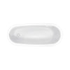 Barclay - Lyndell 67" Acrylic Slipper Tub with Integral Drain and Overflow - ATSN67FIG