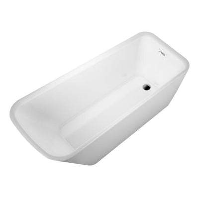 Barclay - Marakesh 68" Acrylic Slipper Tub with Integral Drain and Overflow - ATRSN68FEIG