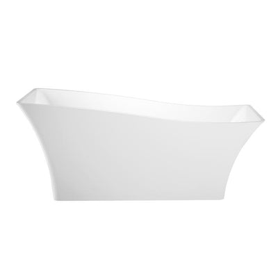 Barclay - Melanie 68" Acrylic Slipper Tub with Integral Drain and Overflow - ATRSN68FIG