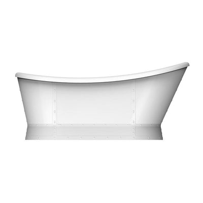 Barclay - Milicent 66" Acrylic Freestanding Slipper Tub - ATDSN66C-WH