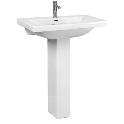 Barclay Mistral 650 Pedestal Lavatory Bathroom Sink single hole faucet