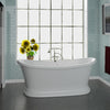 Barclay - Nemo 67" Acrylic Double Slipper Tub with Integral Drain and Overflow - ATDSN67BIG