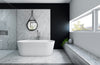 A&E Bath and Shower Niagara 67" Freestanding Tub No Faucet in Bathroom