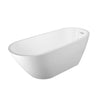 Barclay - Nottingham 66" Acrylic Tub with Integrated Drain and Overflow - ATFSN66IG