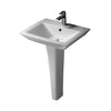 Barclay Opulence Pedestal Lavatory Bathroom Sink single hole faucet