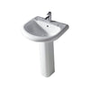 Barclay Orient 660 Pedestal Lavatory Bathroom Sink single hole faucet