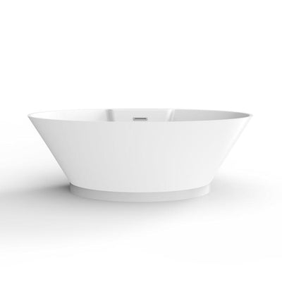 Barclay - Portia 67" Acrylic Freestanding Tub with Integral Drain - ATOVN67IG