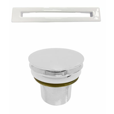 Barclay - Portia 67" Acrylic Freestanding Tub with Integral Drain - ATOVN67IG