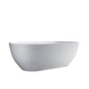 Barclay Nyoko 68″ Resin Freestanding Tub Front View in White Background