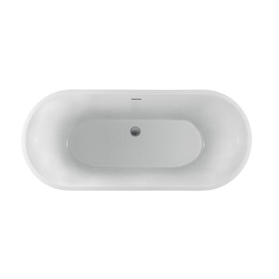 Barclay - Radcliff 67" Acrylic Tub with Integral Drain and Overflow - ATSOVN67FIG