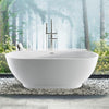 Barclay - Radcliff 67" Acrylic Tub with Integral Drain and Overflow - ATSOVN67FIG