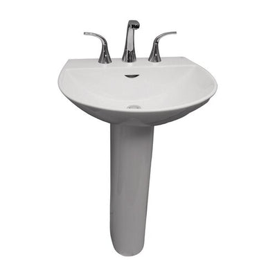 Barclay Reserva 550 Pedestal Lavatory Bathroom Sink 8 inch hole