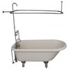 Barclay TKADTR60-BBN2 Anthea 60″ Acrylic Roll Top Tub Kit in Bisque – Brushed Nickel Accessories