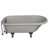 Barclay Products Andover 60″ Acrylic Roll Top Tub Kit in Bisque – Polished Chrome Accessories TKATR60-BCP7 - Affordable Cheap Freestanding Clawfoot Bathtubs Tub