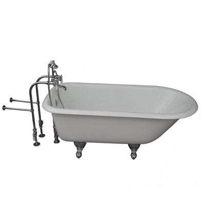 Barclay Brocton 68″ Cast Iron Roll Top Tub Kit