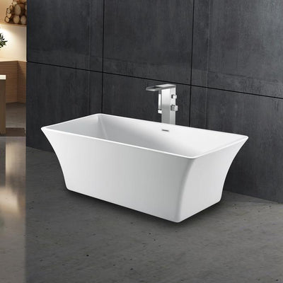 Barclay - Taylor 67" Acrylic Tub with Integral Drain and Overflow - ATCRECN67FIG