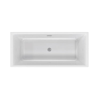 Barclay - Thayer 67" Acrylic Tub with Integral Drain and Overflow - ATCRECN67BIG