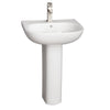 Barclay Tonique 450 Pedestal Lavatory Bathroom Sink single hole faucet
