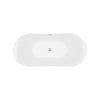 A&E Bath and Shower Tundra 66" Freestanding Tub Top View