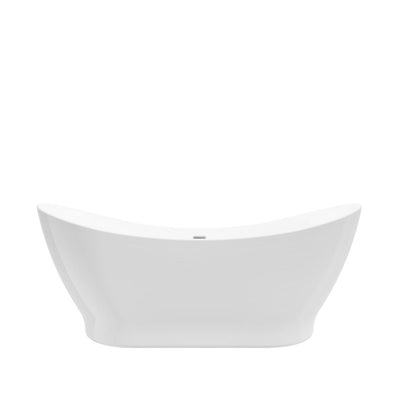 A&E Bath and Shower Tundra 66" Freestanding Tub Side View