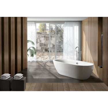 Kingston Brass Aqua Eden 67" Contemporary Freestanding Acrylic Bathtub - Affordable Cheap Freestanding Bathtubs Tub